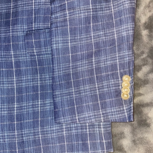 Jos. A. Bank blue sports coat - Picture 4 of 7